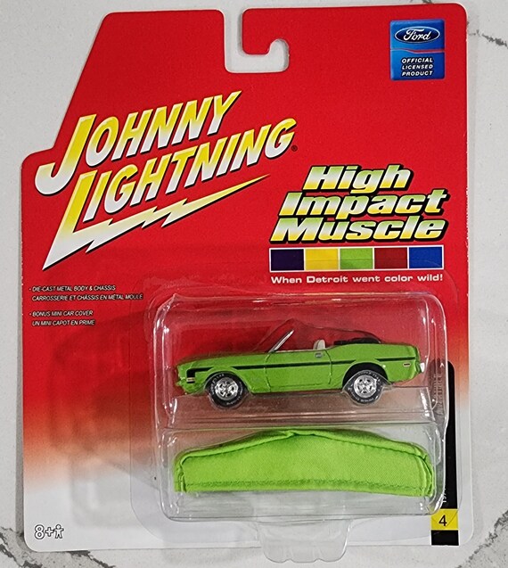 Johnny Lightning High Impact Muscle Release 1 1971 Ford Mustang Convertible Etsy