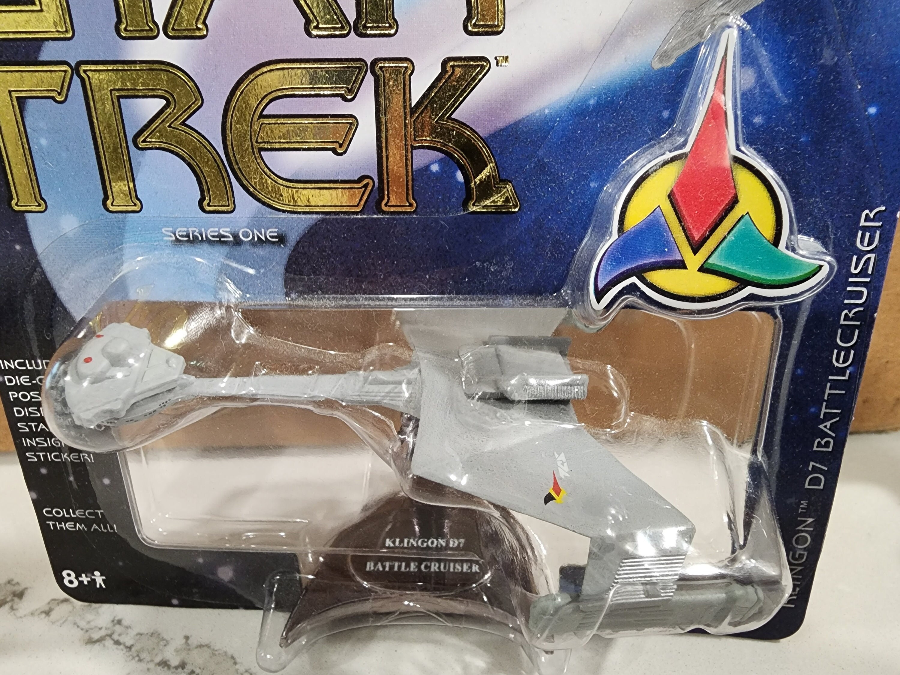 Vintage Johnny Lightning Legends of Star Trek, Klingon D7 Battle
