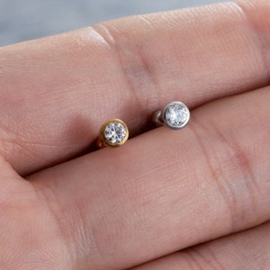 20G Zircon Cartilage Earring Helix Earring Helix Piercing Cartilage stud Cartilage Piercing, Earring