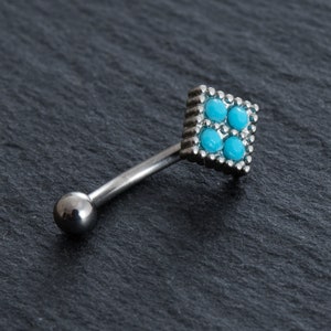 16G 8mm Curved Barbell,Eyebrow ring,rook,Daith,rook barbell,rook earrings,|Hypoallergenic, Best gift
