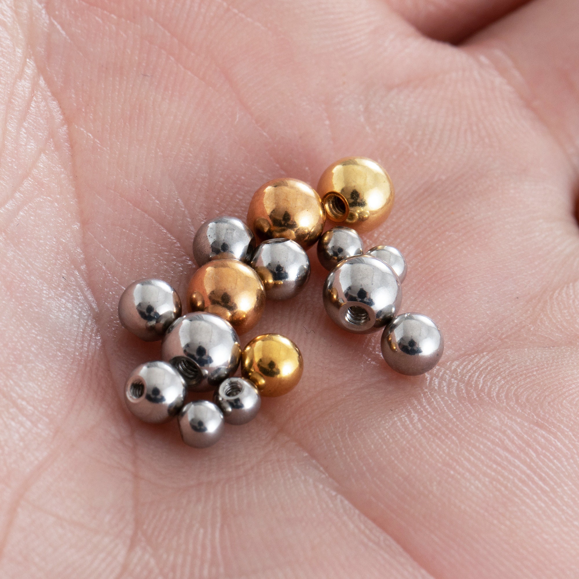 4pcs Replacement Balls Barbell Ballsbelly Button Rings Top Etsy UK