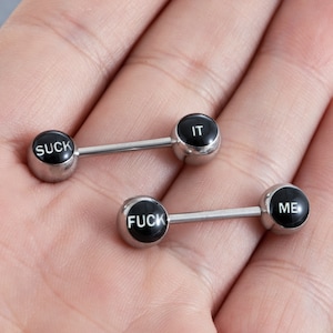 2Pcs 14G Nipple Barbell,316L Stainless Steel, Nipple Ring,Nipple Barbell,Nipple Piercing,Nipple Jewelry,nipple Shield,Gift