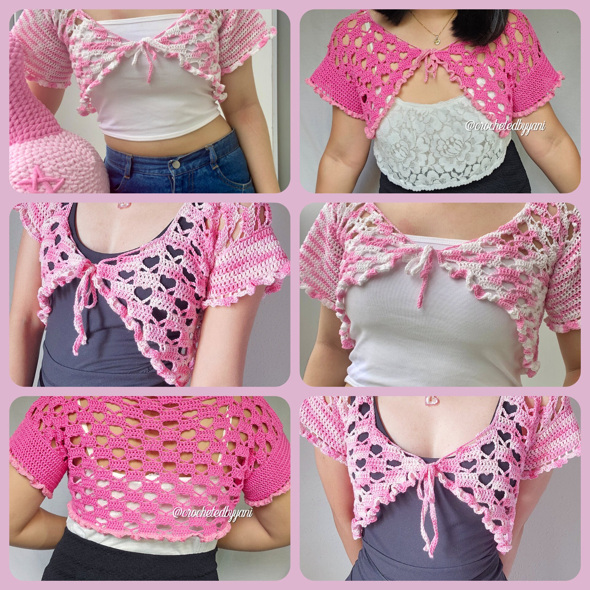 Heart Lace Cardigan - Etsy