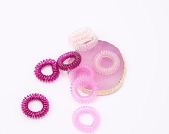 Hair Ties - Shades of Pink | Pony Tail | Kids Hair Ties | Ponytail Holder | Small Hair Ties | Hair Accessories