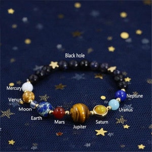 Solar system hotsell bracelet etsy