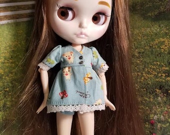 BLYTHE!  2-pc Dress/Top with matching Bloomers