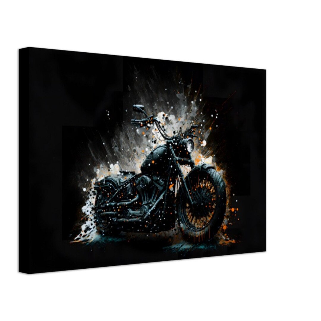 HARLEY DAVIDSON ART Motorcycle Art Harley Davidson Breakout Printing for Wall Decoration Harley