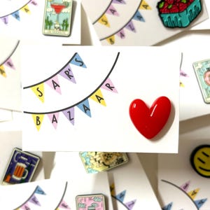 Love Heart Enamel Pin