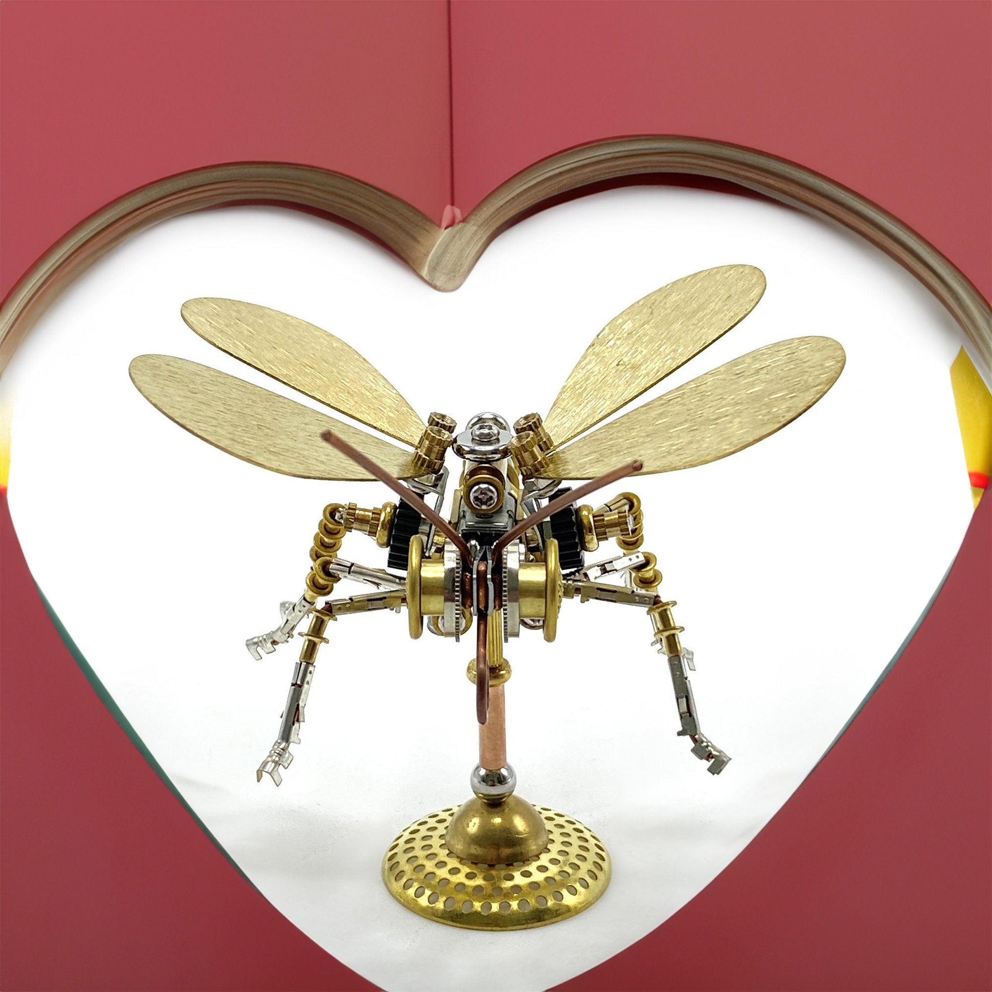 Steampunk mécanique insecte papillon sculpture en métal bricolage ...