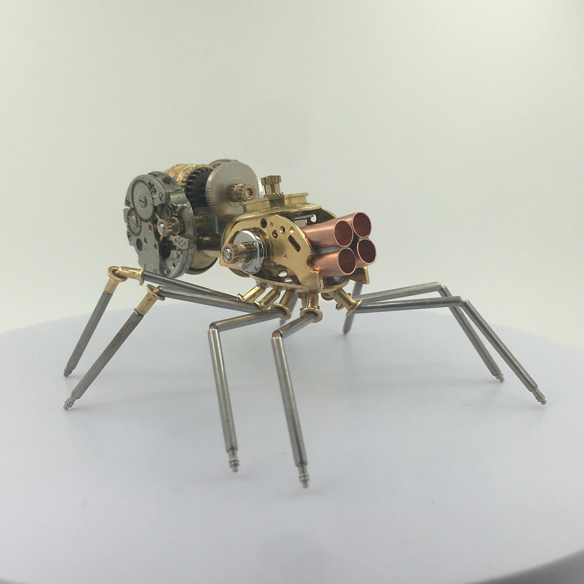 Steampunk mécanique insecte araignée tout métal insecte Figurine à la ...