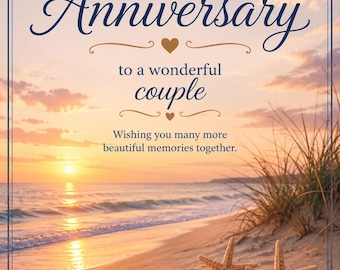 Anniversary Card for that Special Couple