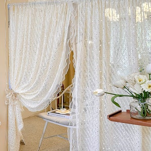Lace window scarf hot sale