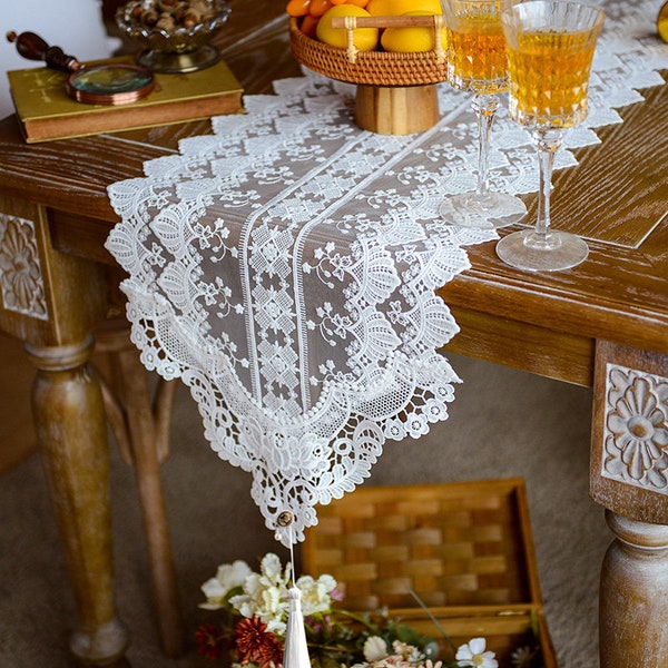 Lace Table Runner Etsy UK