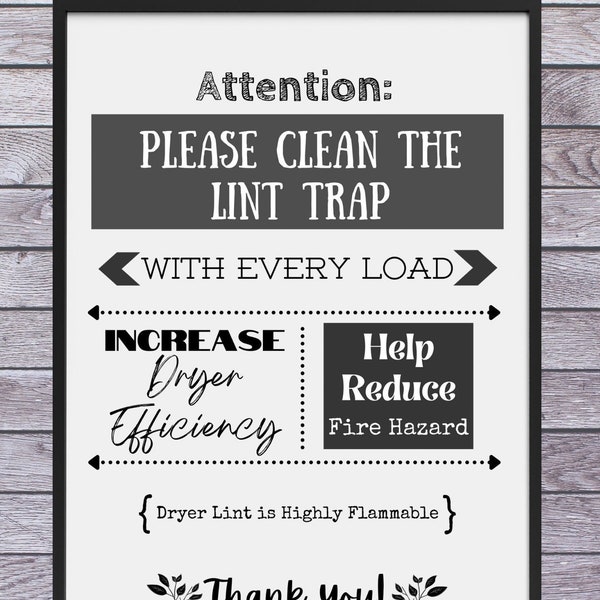 Clean Lint Trap Etsy