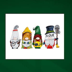 Kerstkaarten Mummer Gnomen Newfoundland
