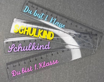 Lineal personalisiert Schulkind