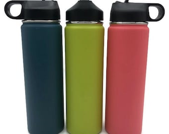 Personalized Engraved Tall Stainless Steel Water Bottles