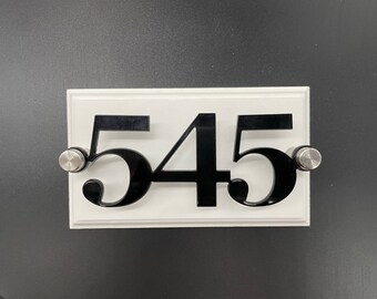 House Number Sign