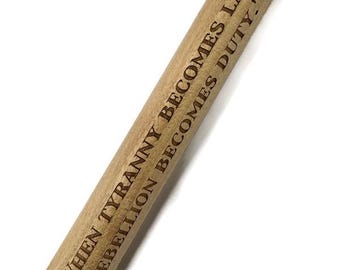 Engraved Mini Bat, Anti Oppression, Anti Fascism