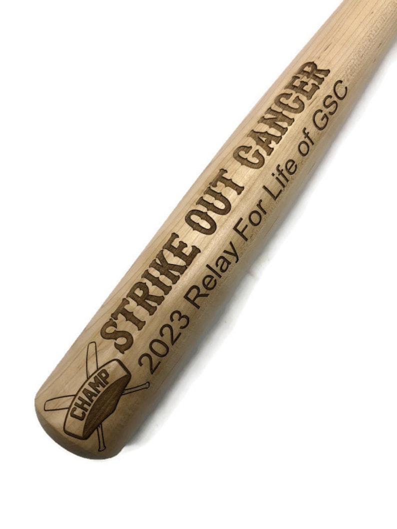 Personalized Wooden Engraved Full Size Baseball Bat Etsy