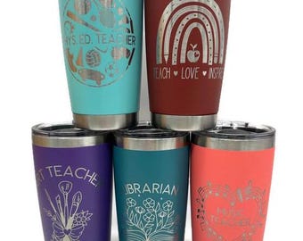 Teacher and School Staff Gift Personalized Tumbler