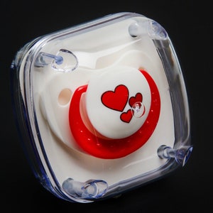 Valentines Day Baby Pacifier, Orthodontic, Heart Design - Etsy
