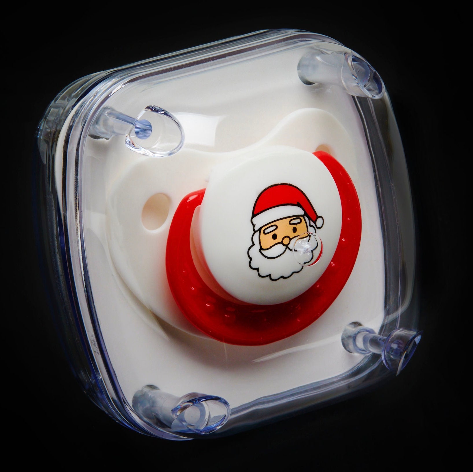 Thanksgiving Pacifiers Christmas Baby Pacifier, Santa Design, Holiday Gift - Etsy