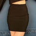 Angel Eye Silver Pencil Skirt