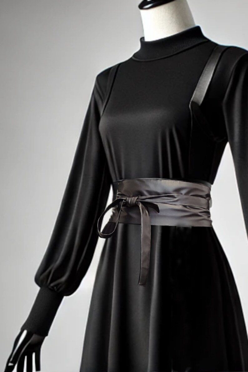 black knit dress Elegant Crew Neck Sleeveless Beaded Midi Knitted Dress – SD Size:30/6X 1920s Silk Chiffon and Silhouette_A-Line