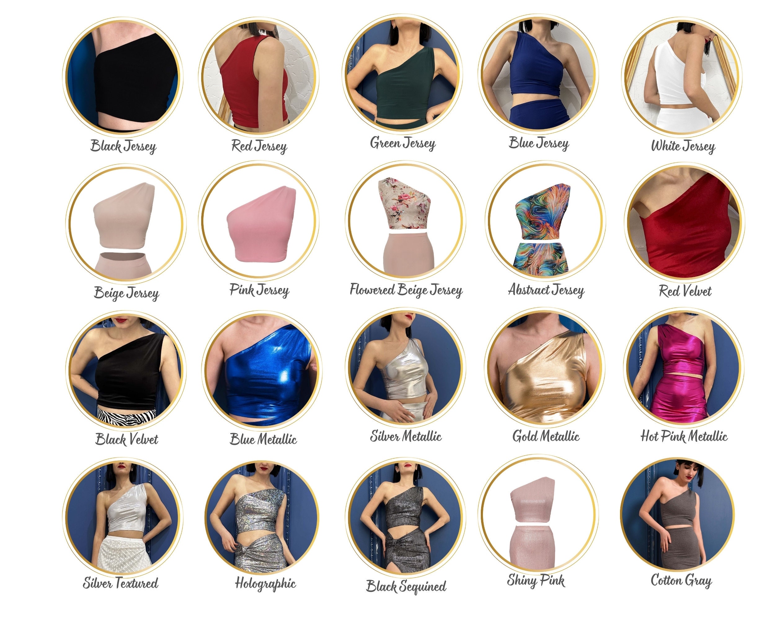 ピンクのワンショルダー アルゼンチンタンゴトップ - ミロンガ＆ダンス