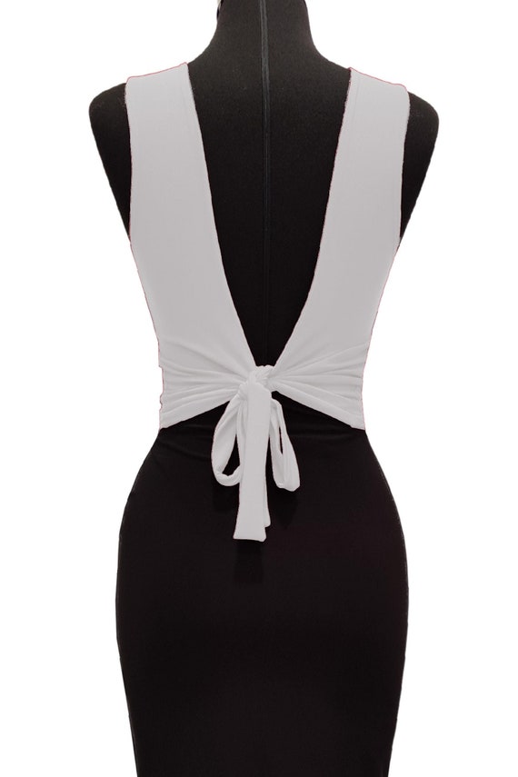 アルゼンチンタンゴ バックタイ ホワイト クロップトップ - タンゴや