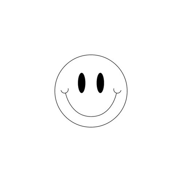 Smiley Face SVG and PNG File Digital Download, Aesthetic Smiley Face, Instant Download, Transparent Background, Minimalist Craft Art