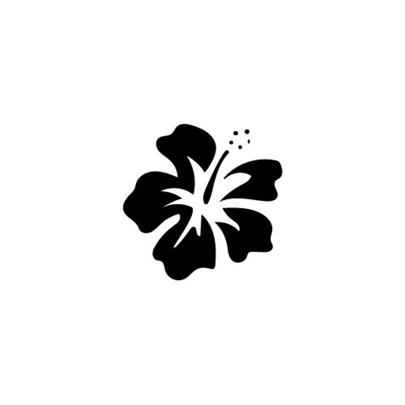 Hibiscus Flower SVG and PNG File Digital Download // Hawaii Flower, SVG