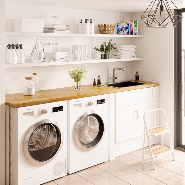 Laundry Room Shelves Etsy