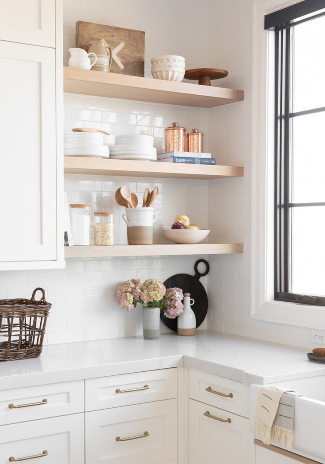 Solid Modern White Wall Shelves With Various Finish Custom Etsy