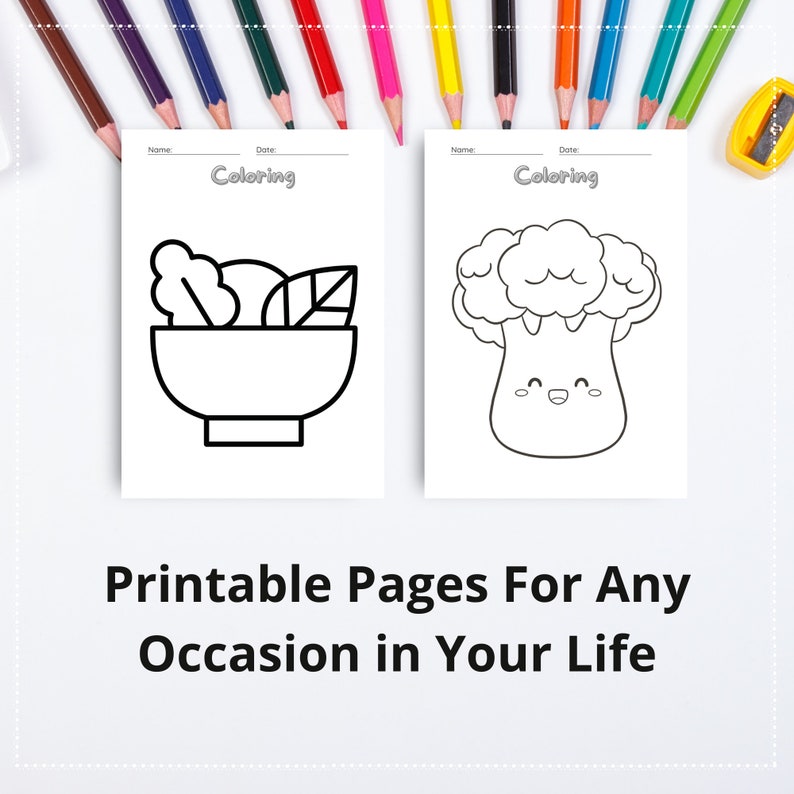 Fruit and Vegetable Coloring Book for Kids Fruit and Vegetable Book
