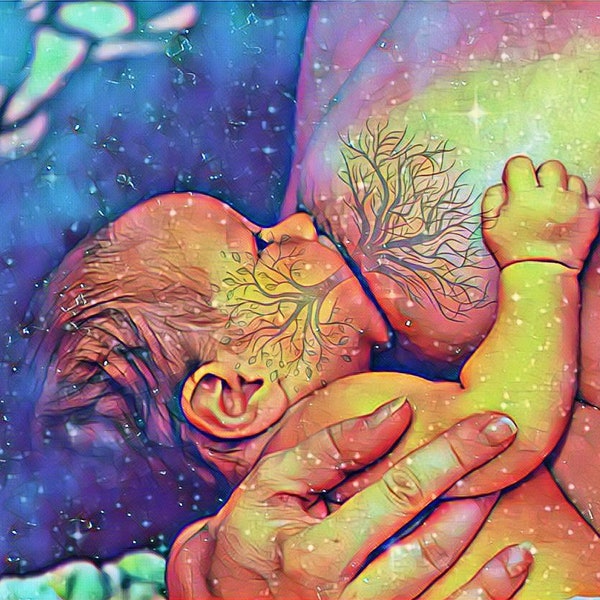 Nursing/ Breastfeeding Tree of Life DIGITAL Image