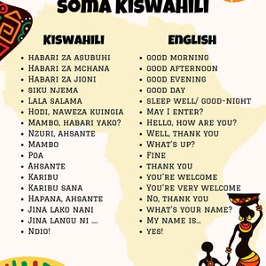 Learn (Soma) Kiswahili