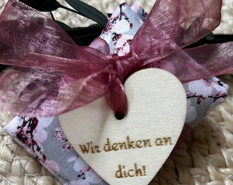 Geschenk für Krebspatienten während der Chemotherapie/ Kleines Portkissen für BH Träger und kleiner Mutmacher