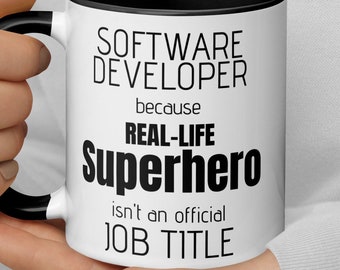 Software Developer Coffee Mug Gift, Software Developer Gift For Men Women Collega, Software Developer Grazie Promozione Nuovo regalo di lavoro