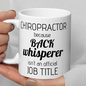 Prezent dla chiropraktyka, Prezent dla chiropraktyka, Zabawny kubek dla chiropraktyka, Prezent urodzinowy dla chiropraktyka na Boże Narodzenie, Prezent dla studenta chiropraktyka