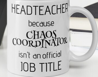 Cadeau de directeur, Cadeau pour le directeur, Cadeau de directeur adjoint, Cadeau de collègue, Cadeau de père Noël secret, Mug de directeur d’école, Cadeau de directeur drôle de directeur