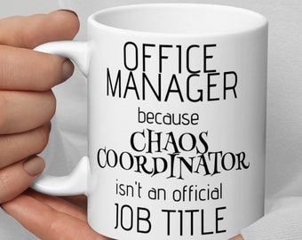 Office manager mug, Office manager gift, Gift ideas for Office manager, Office manager coffee cup, Funny Office manager mug, Office gifts