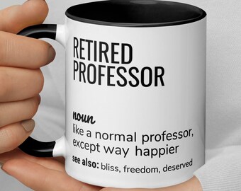 Rentner Professor Definition Kaffeetasse, Professor Ruhestand Geschenk, Lustiges Professor Geschenk, Professor Ruhestand, Ruhestand Geschenk für Männer Frauen