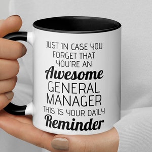 Divertente regalo per il direttore generale, promemoria quotidiano Sei un fantastico regalo per il direttore generale, promozione di ringraziamento per il direttore generale, regalo per un nuovo lavoro
