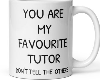 Tutor Gift, Tutor Mug, Tutor Gift For Women Men, Gift From Student, Tutor Birthday Christmas Secret Santa Thank You Gift, Funny Tutor Gifts