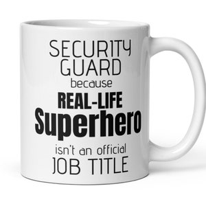 Security Guard gift, Security Guard mug, Security Guard gifts for Men, Secret Santa, New Job gift, Security Guard Birthday Christmas gift