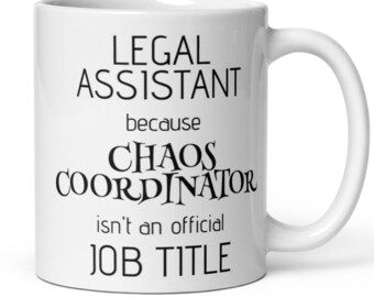Juristische Assistentin Geschenk, Juristische Assistentin Tasse, Juristische Assistentin Geschenk für Männer Frauen Kollegin Geburtstag Danke Neue Job Geschenk