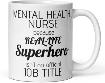 Mental Health Nurse Geschenk, Mental Health Nurse KaffeeBecher Geschenk, Geschenk für Mental Health Nurse, Lustige Geschenke für Krankenschwester, Krankenschwester Geschenk
