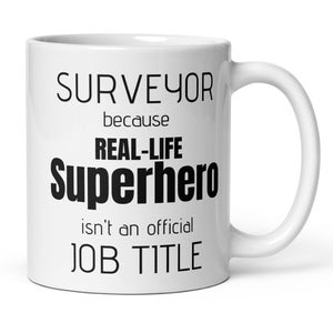 Vermesser Geschenk, Lustige Surveyor Tasse, Surveyor Geschenk für Frauen Männer Kollegin, Surveyor Geburtstag Weihnachten Geheim Santa Danke Promotion Geschenk